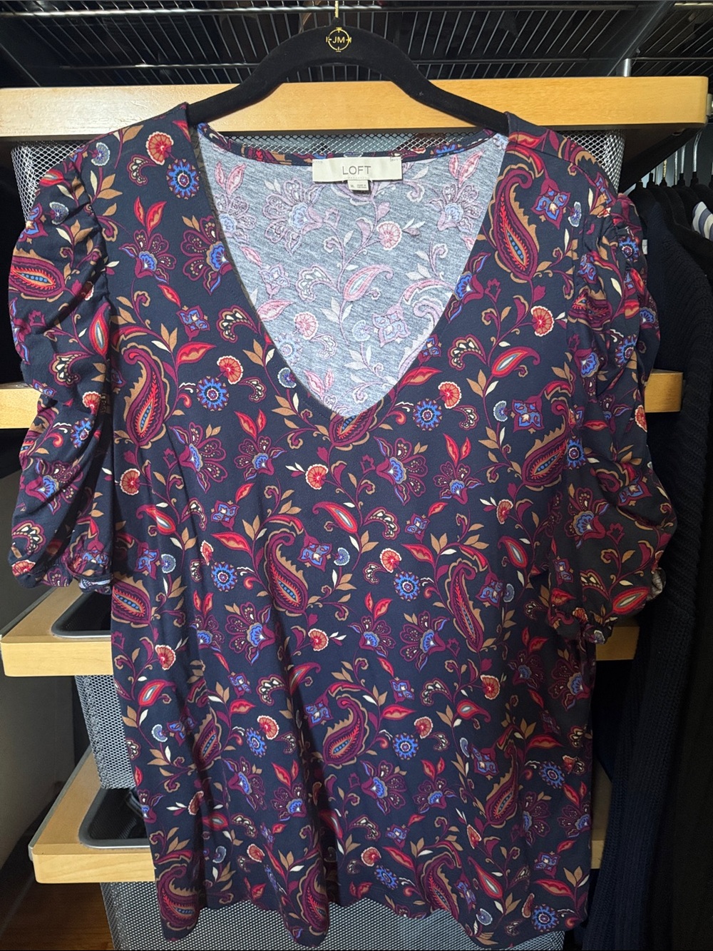Paisley print blouse